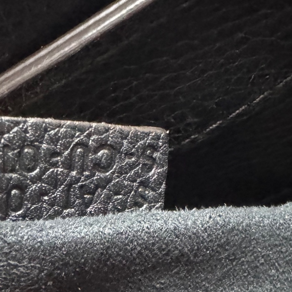 CELINE MINI LUGGAGE BAG - Drummed Calfskin Leather - Black - Picture 8 of 16